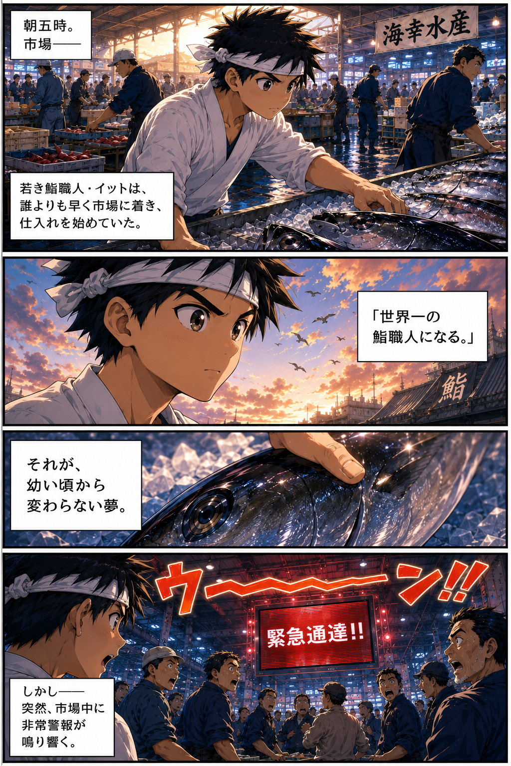 SUSHITCHI 鮨声伝 第1話 漫画1