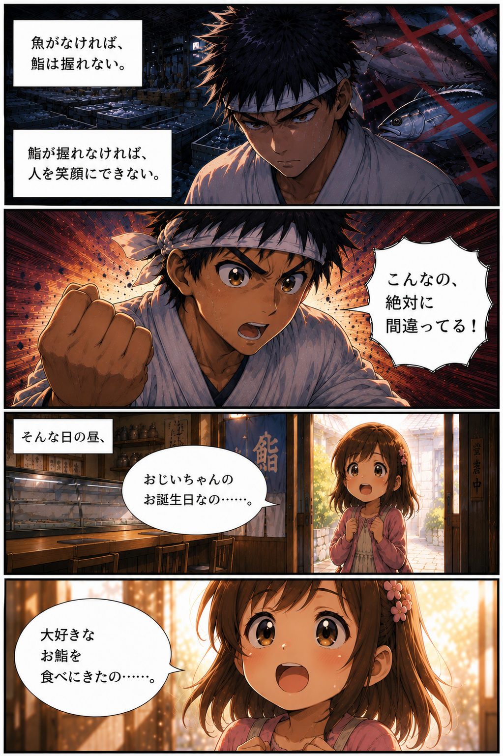 SUSHITCHI 鮨声伝 第1話 漫画3